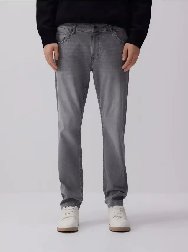 Jeans slim fit - grigio chiaro