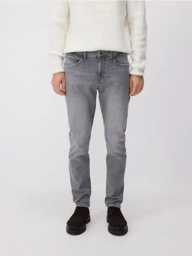 Jeans slim fit - grigio