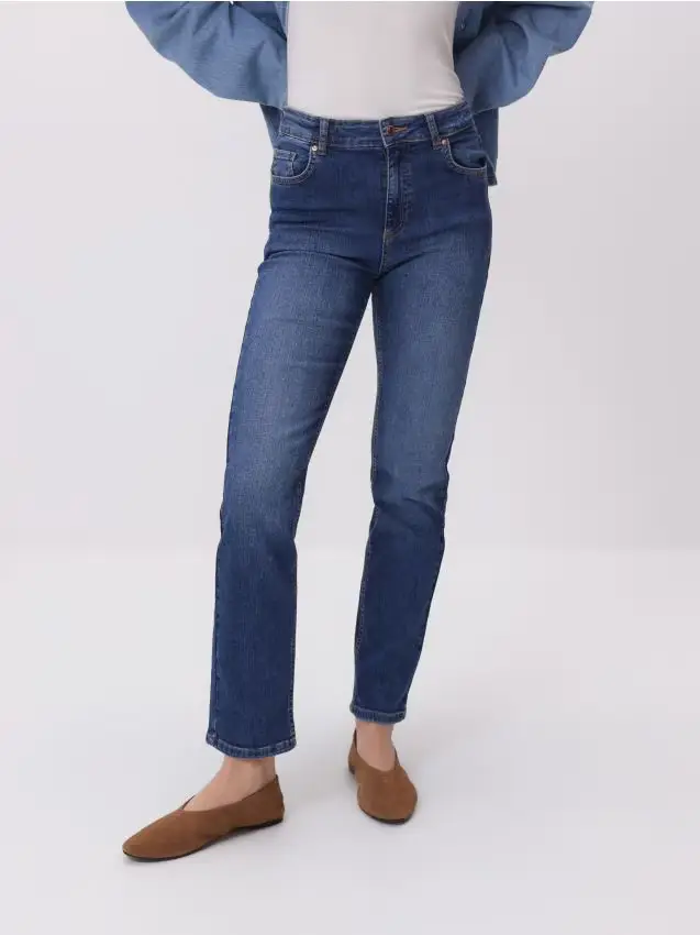 Jeans slim straight - blu scuro