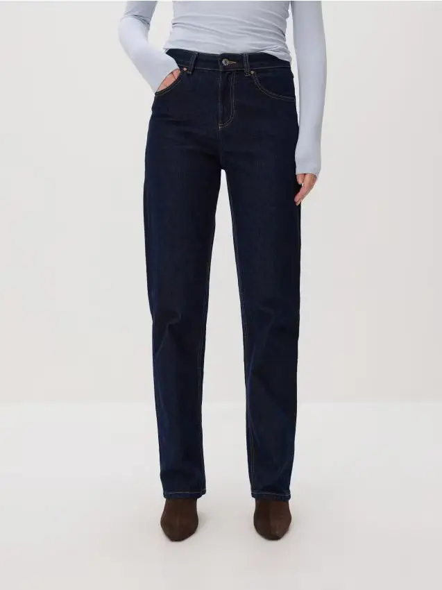 Jeans straight fit - blu scuro