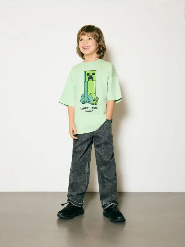 Jeans straight fit - grigio