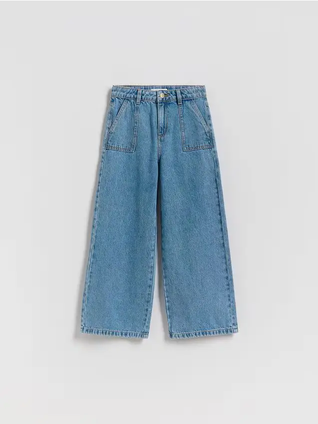 Jeans super wide leg - blu