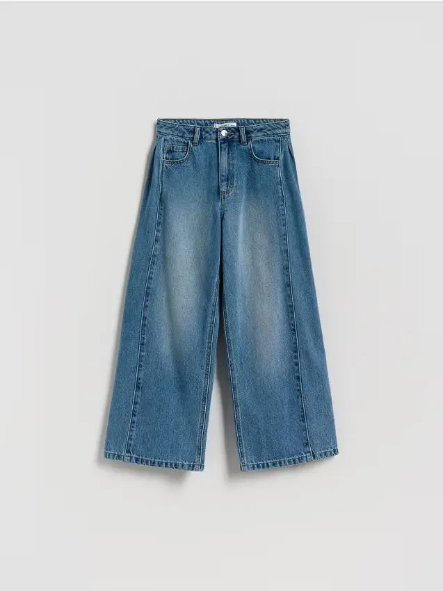Jeans super wide leg - blu