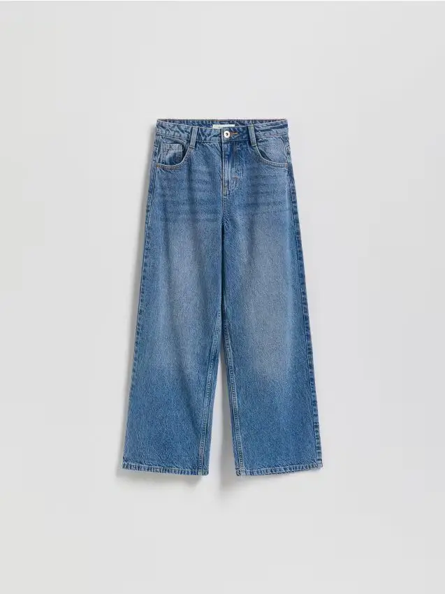 Jeans wide leg - blu