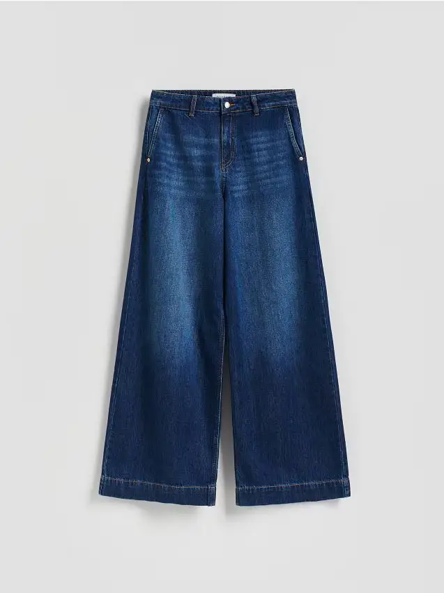 Jeans wide leg - blu scuro