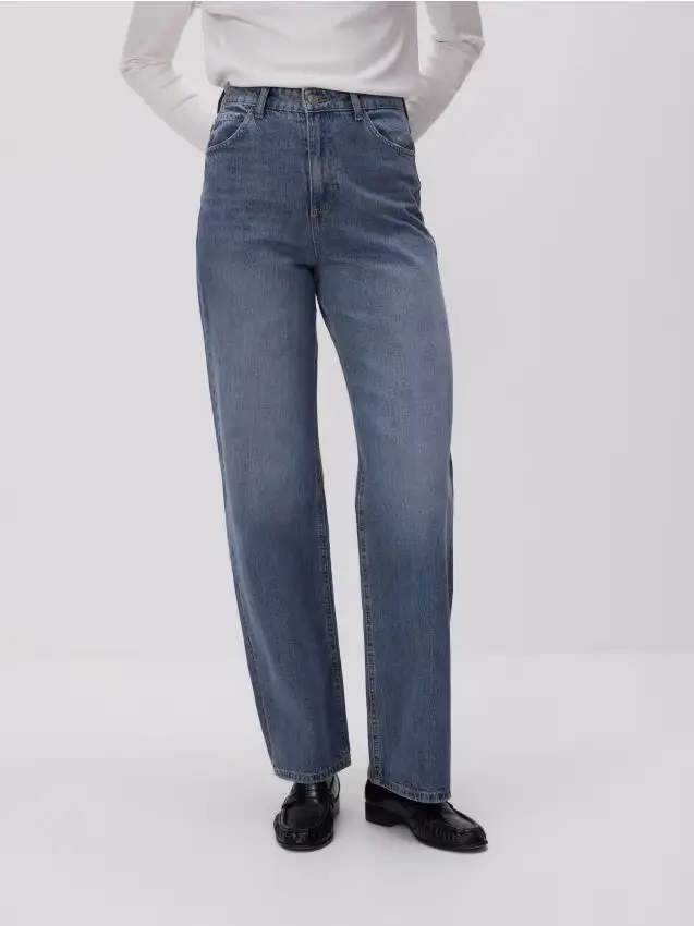Jeans wide leg - indigo jeans