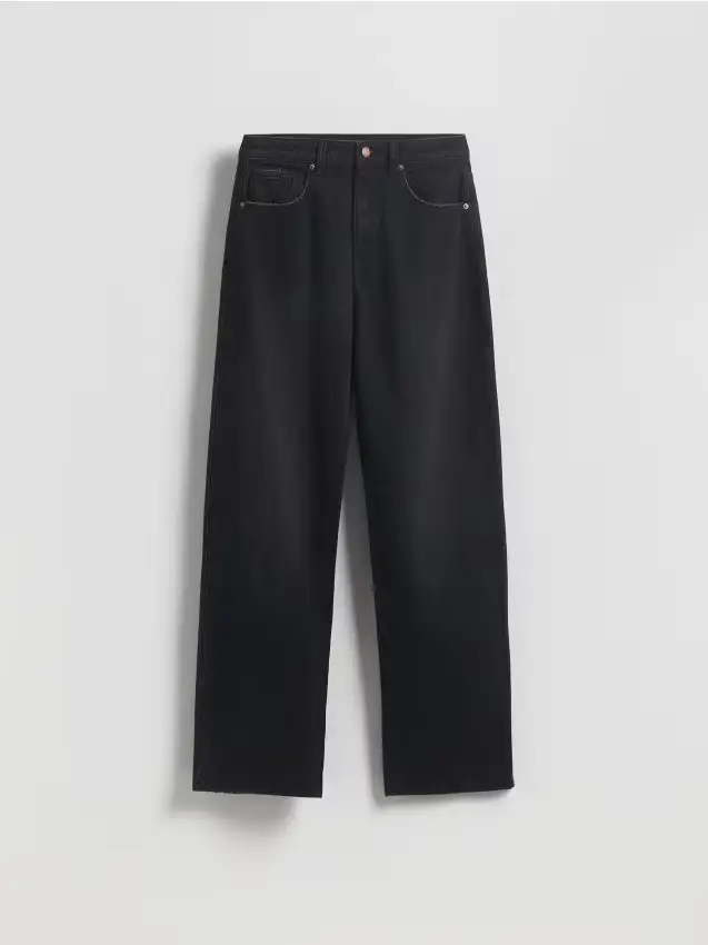 Jeans wide leg - nero