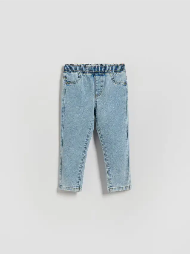 Jeggings in cotone - blu