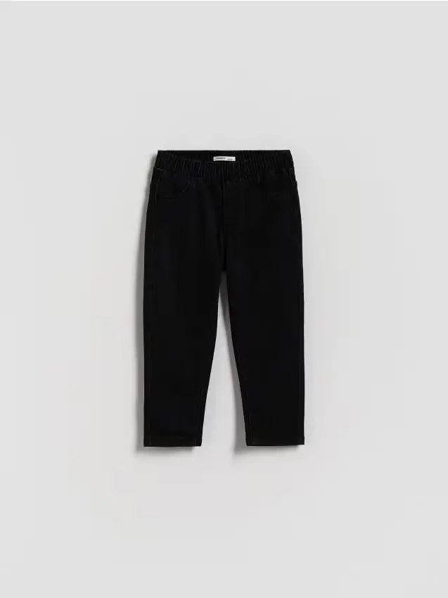 Jeggings in cotone - nero