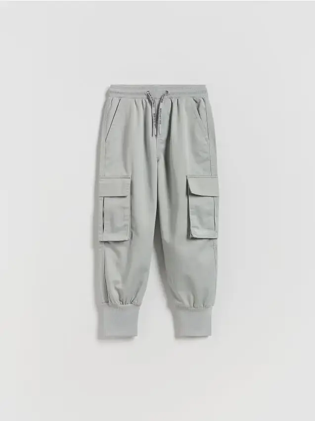 Jogger cargo - grigio chiaro
