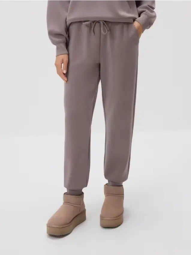 Jogger in modal - caffè