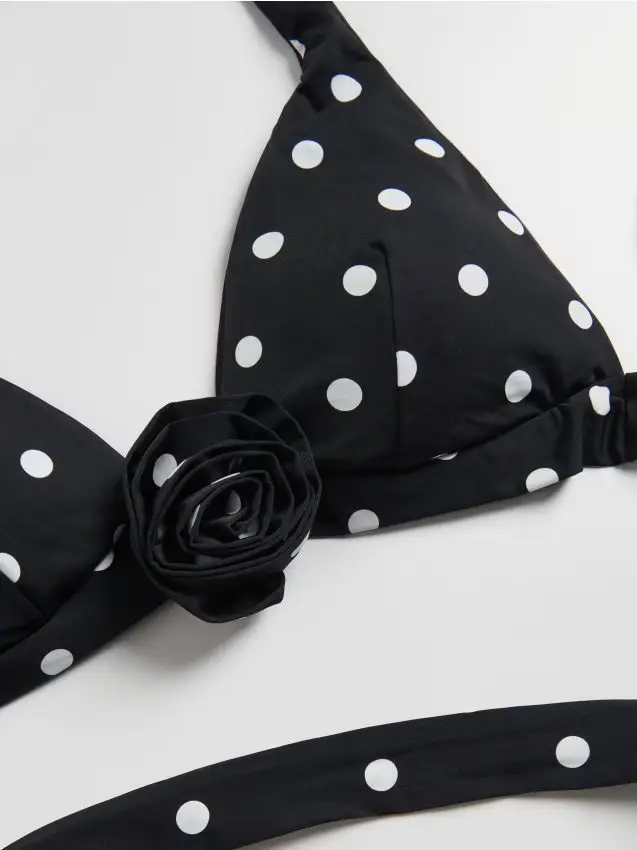 LADIES` BEACHWEAR BRA - nero