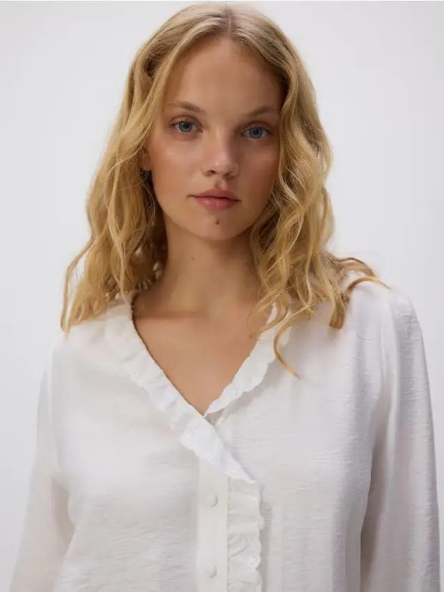 LADIES` BLOUSE - bianco