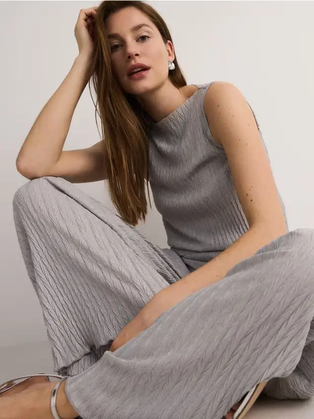 LADIES` BLOUSE - grigio chiaro