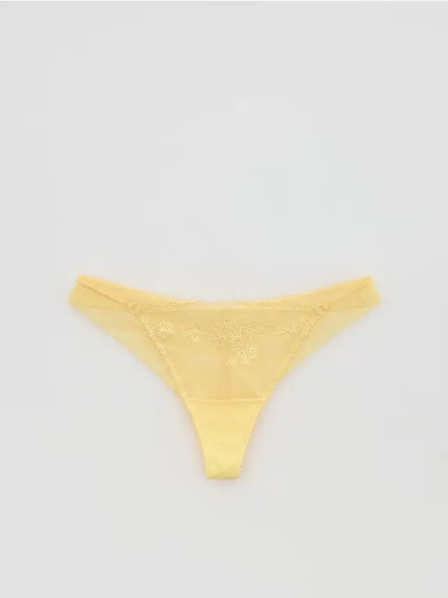 LADIES` BRIEFS - giallo chiaro