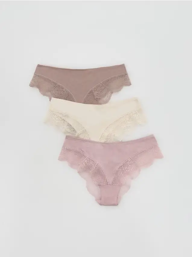 LADIES` BRIEFS MULTI - rosa pastello