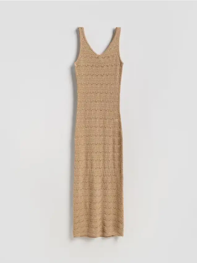 LADIES` DRESS - beige