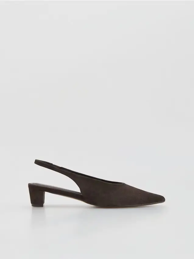 LADIES` PUMPS - marrone scuro