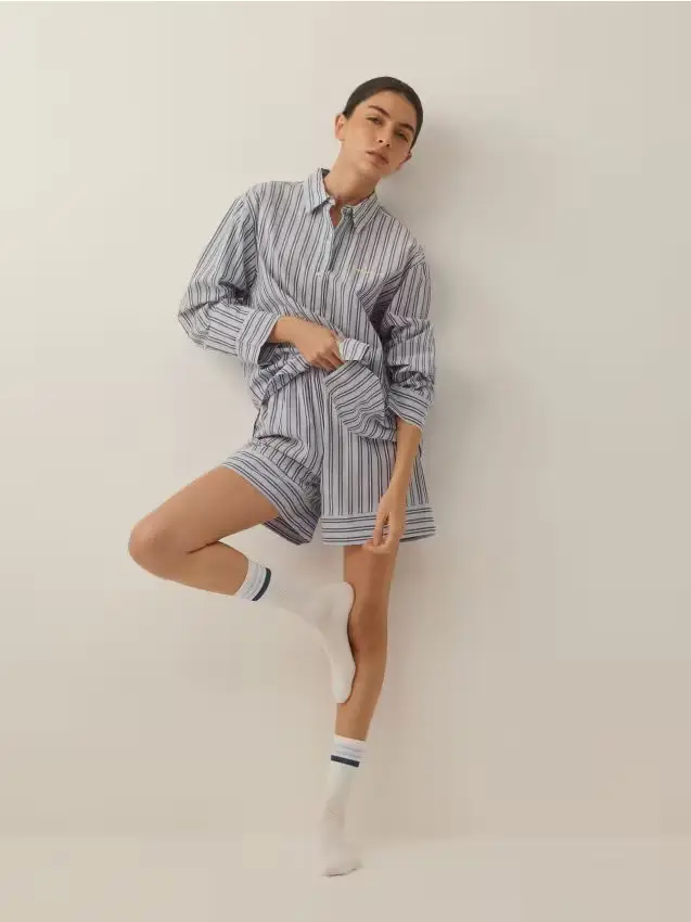 LADIES` PYJAMA - azzurro