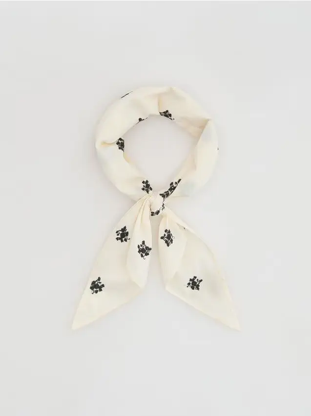 LADIES` SCARF - bianco