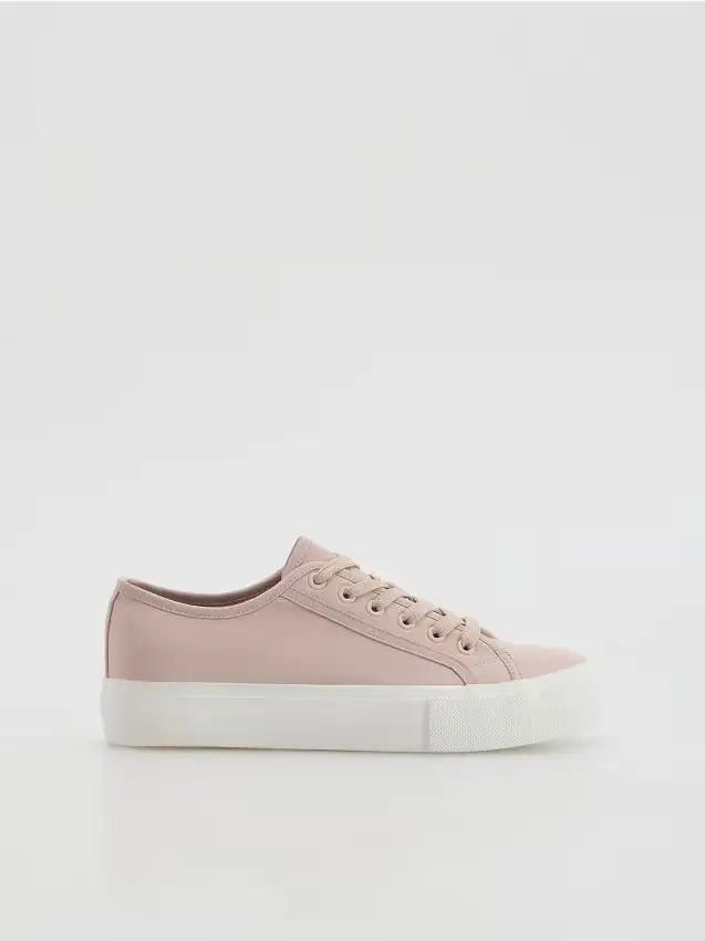 LADIES` SNEAKERS - marrone scuro