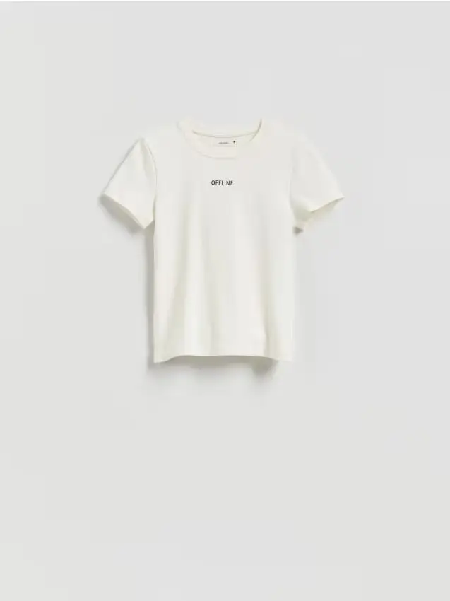 LADIES` T-SHIRT - bianco