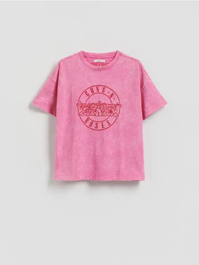 LADIES` T-SHIRT - rosa