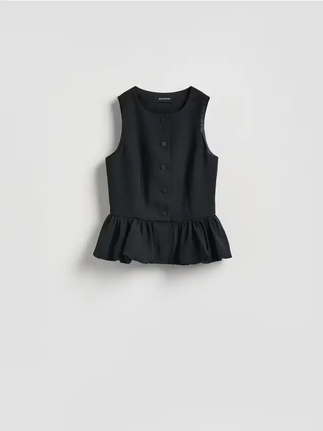 LADIES` VEST - nero
