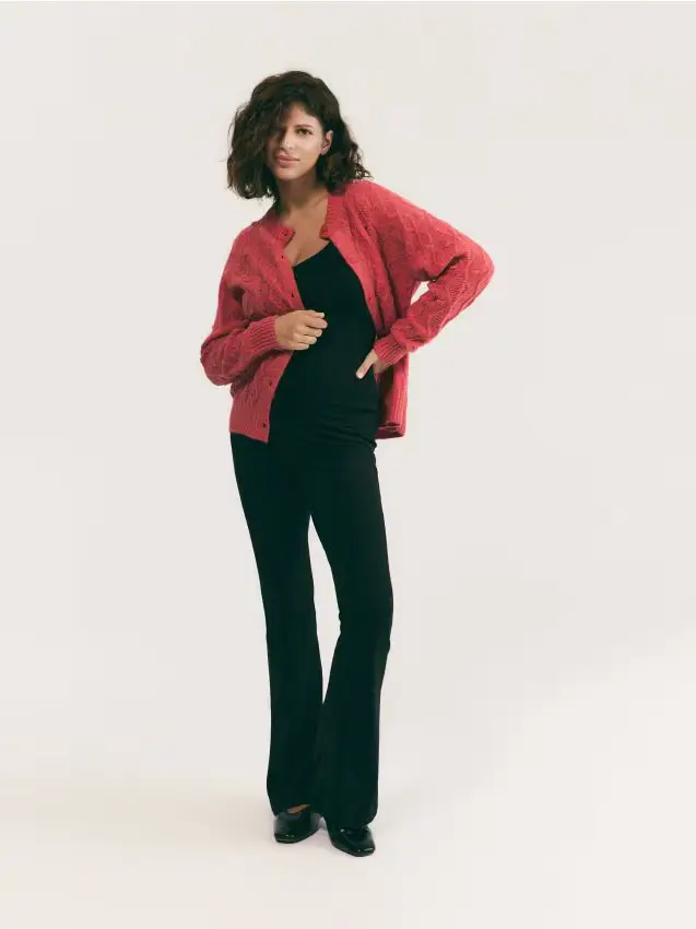 Leggings a zampa - nero