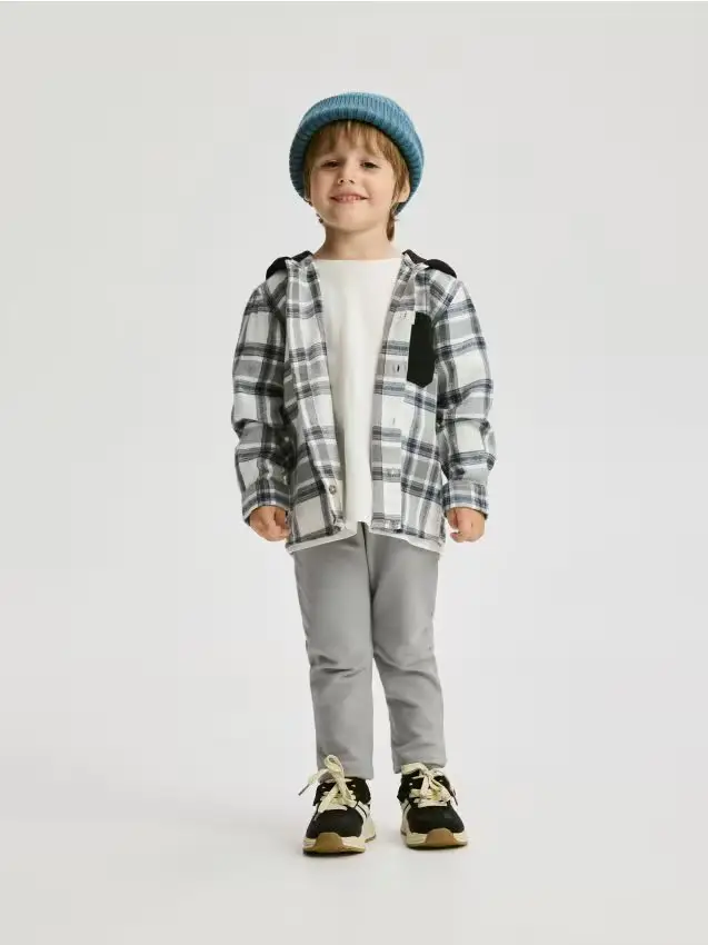 Leggings in misto cotone - grigio scuro