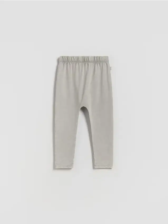 Leggings in misto cotone - grigio scuro