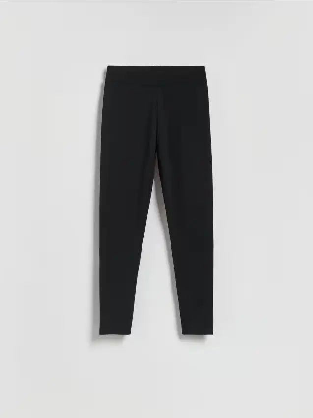 Leggings in misto cotone - nero