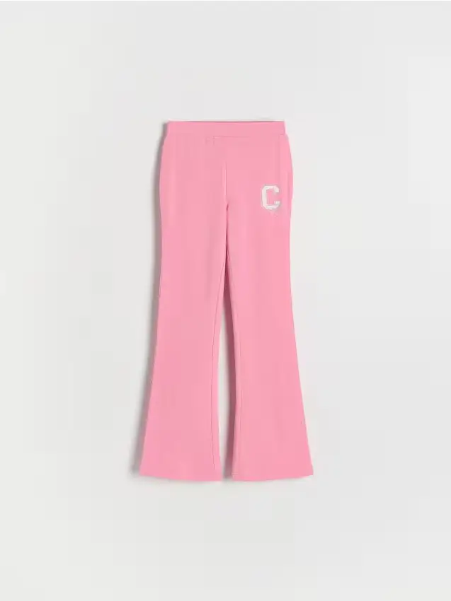 Leggings in misto cotone stampati - rosa