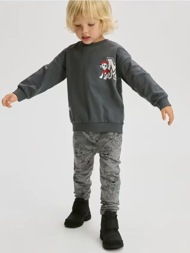 Leggings Paw Patrol - grigio scuro