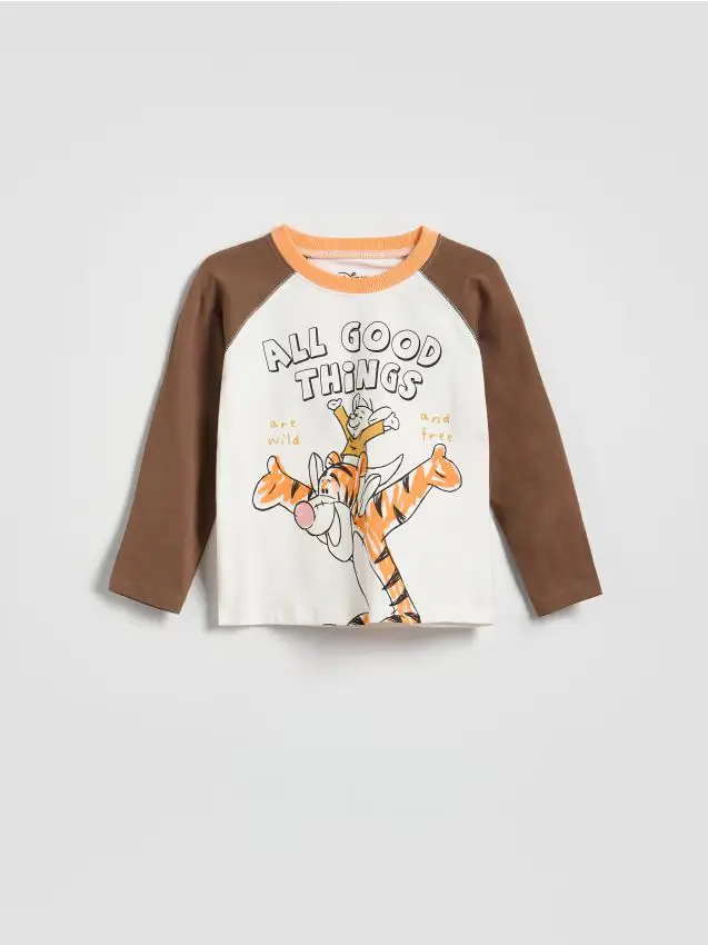 Longsleeve Winnie the Pooh - panna