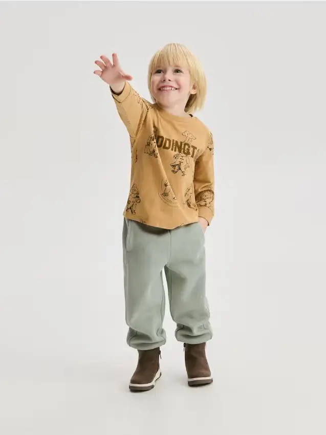 Maglia a maniche lunghe Paddington - marrone dorato