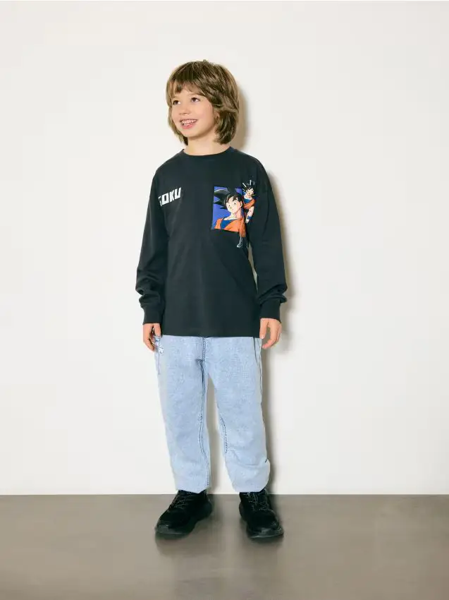 Maglietta a maniche lunghe Dragon Ball Z - grigio scuro