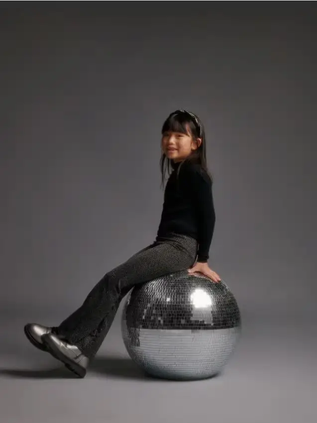 Maglione a costine - nero