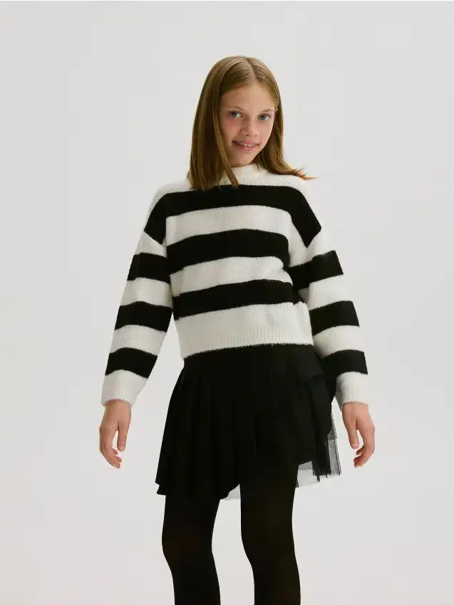 Maglione a righe - multicolore