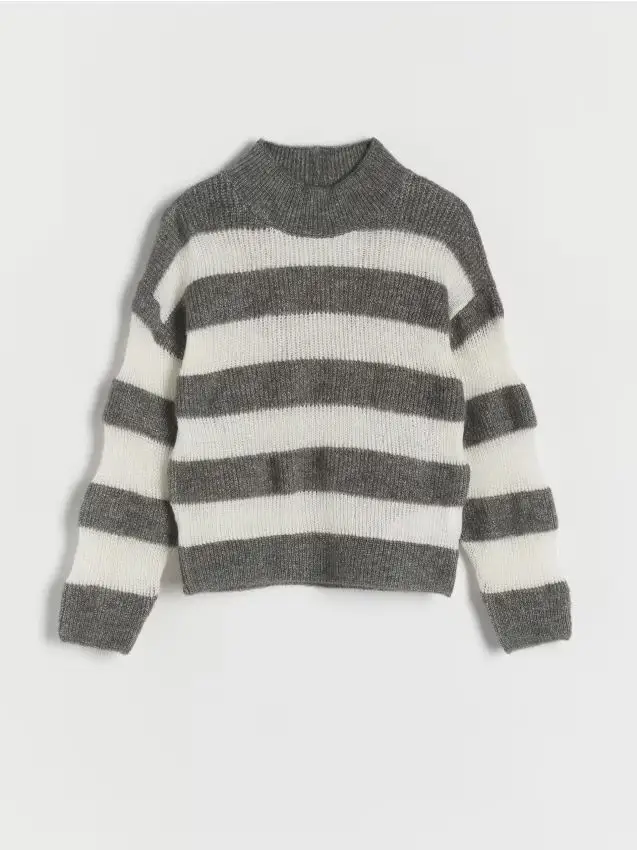 Maglione a righe - multicolore