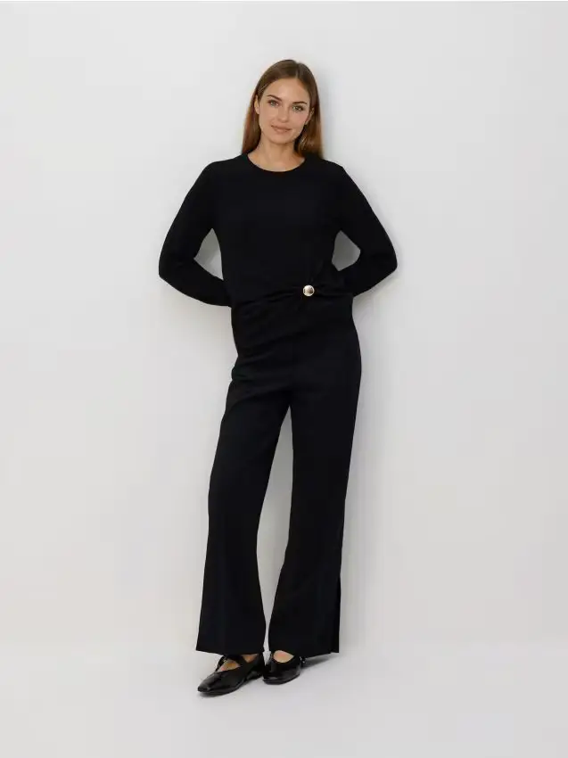 Maglione con dettaglio - nero