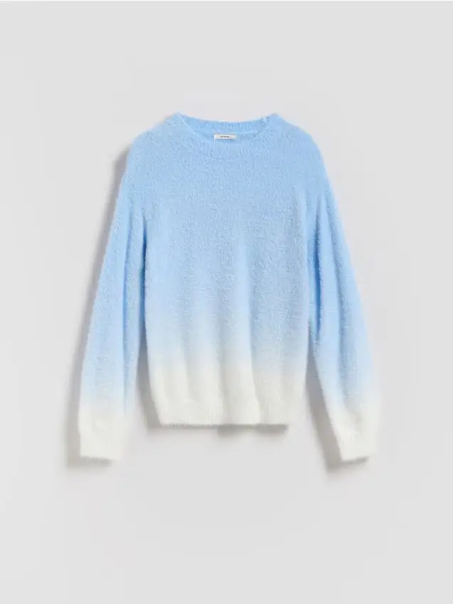 Maglione con effetto sfumato - turchese pallido