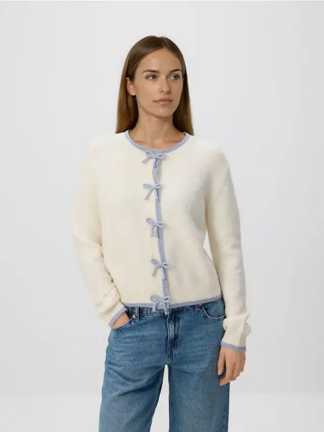 Maglione con fiocchi - multicolore