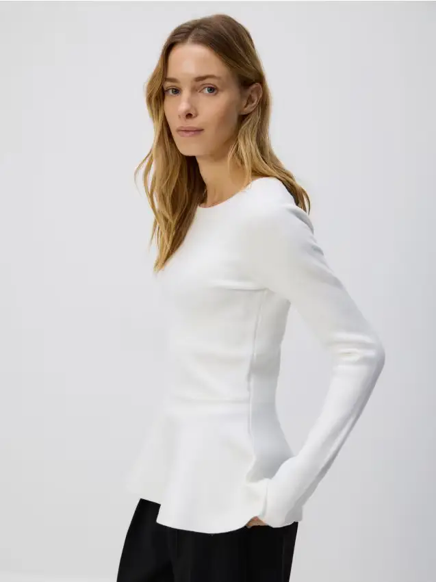 Maglione con peplo - nude