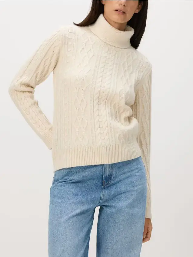 Maglione con trecce - nude