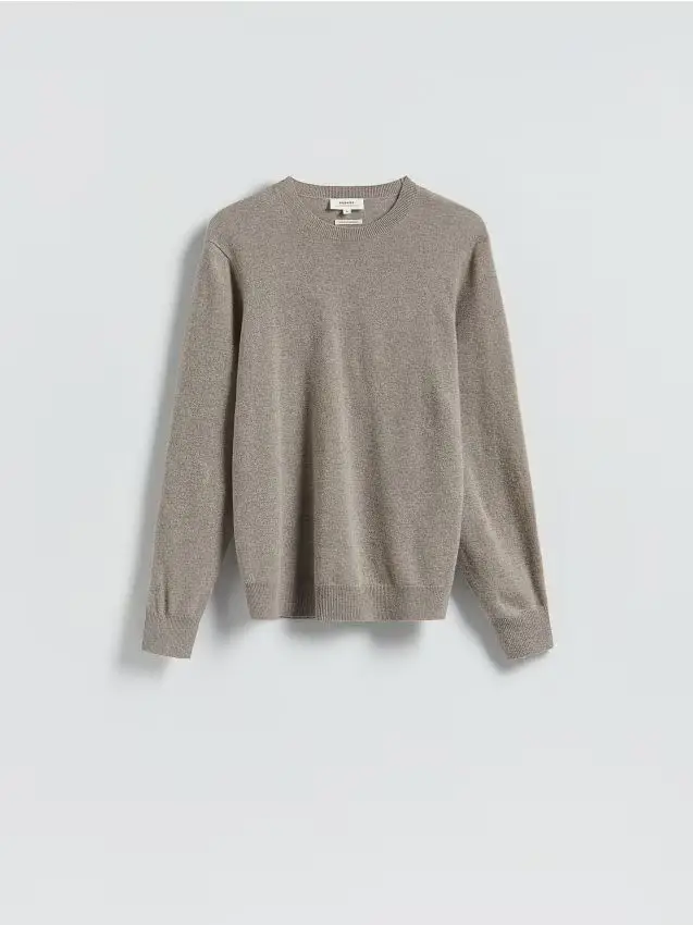 Maglione di lana con cashmere - beige