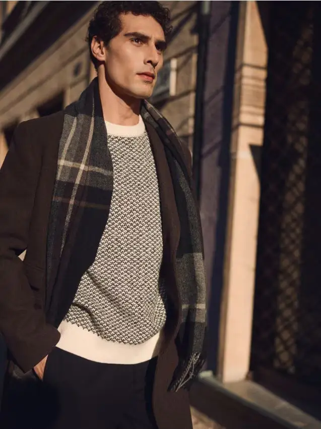 Maglione fantasia - bianco