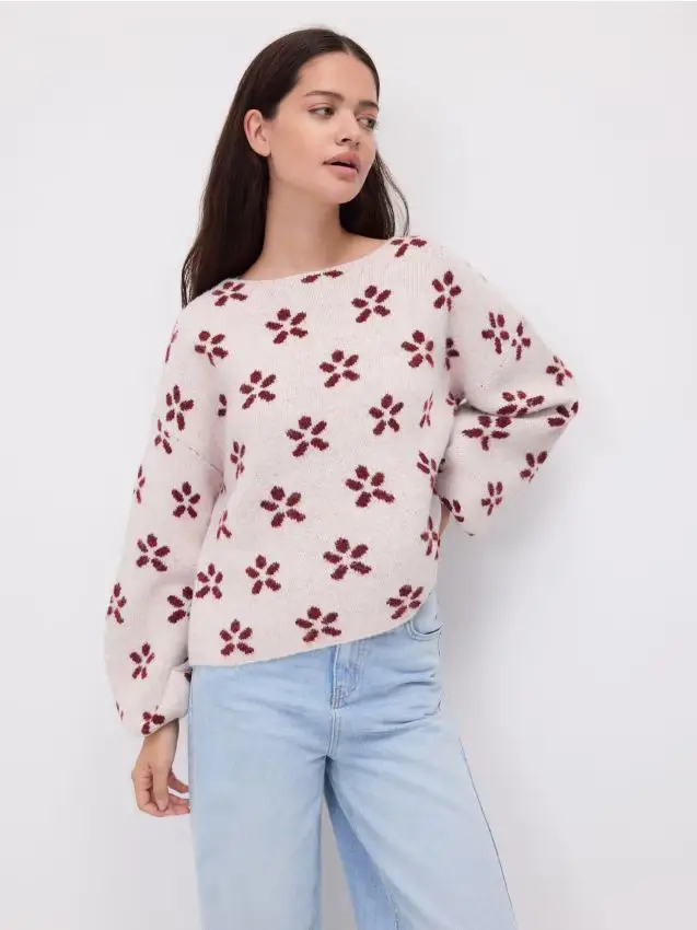 Maglione fantasia - multicolore