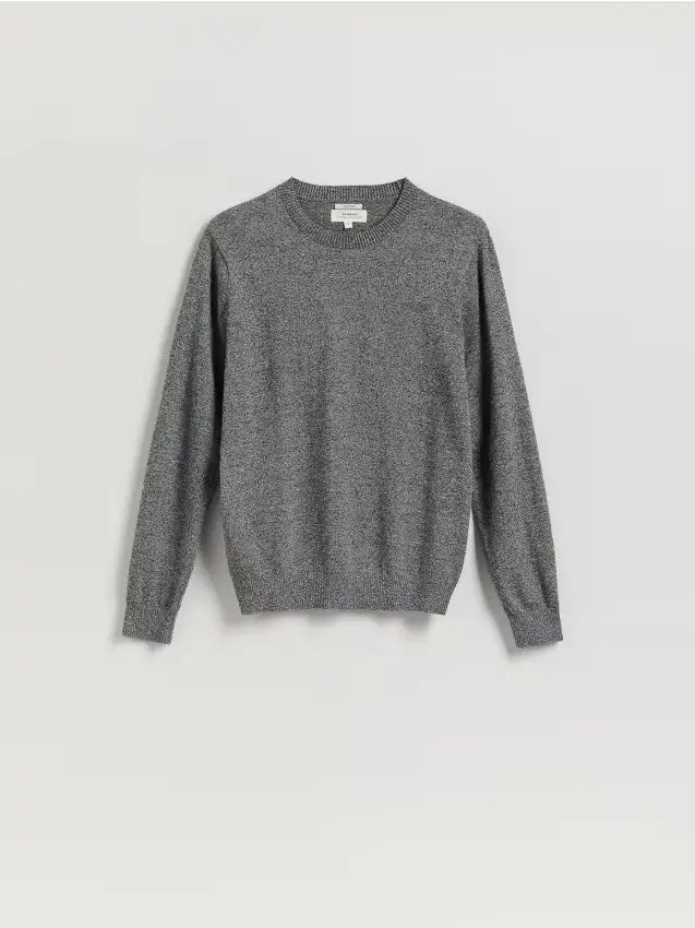 Maglione in cotone - grigio scuro
