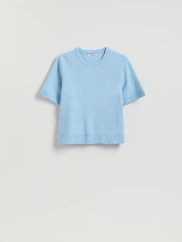 Maglione in lana - blu pallido